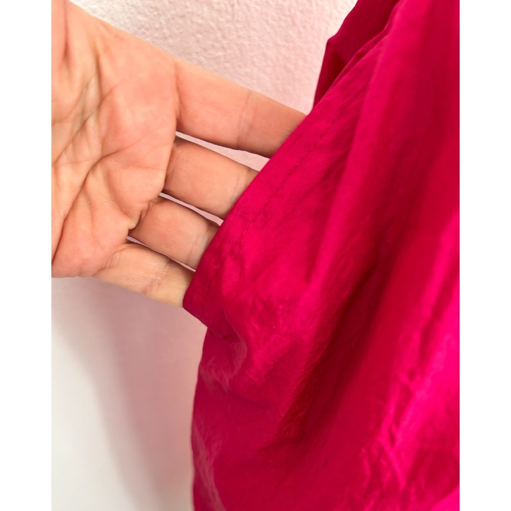 90s Venezia Women's Size XXL Track Suit Set Windbreaker Jacket Pants Pink Lined - Picture 10 of 16